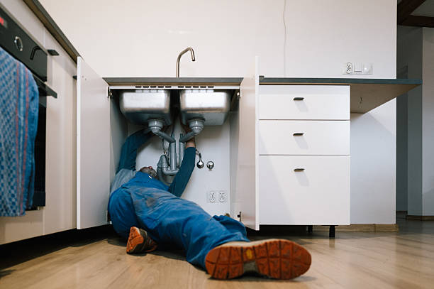 Professional Drain Cleaning technician working in Dalton, PA